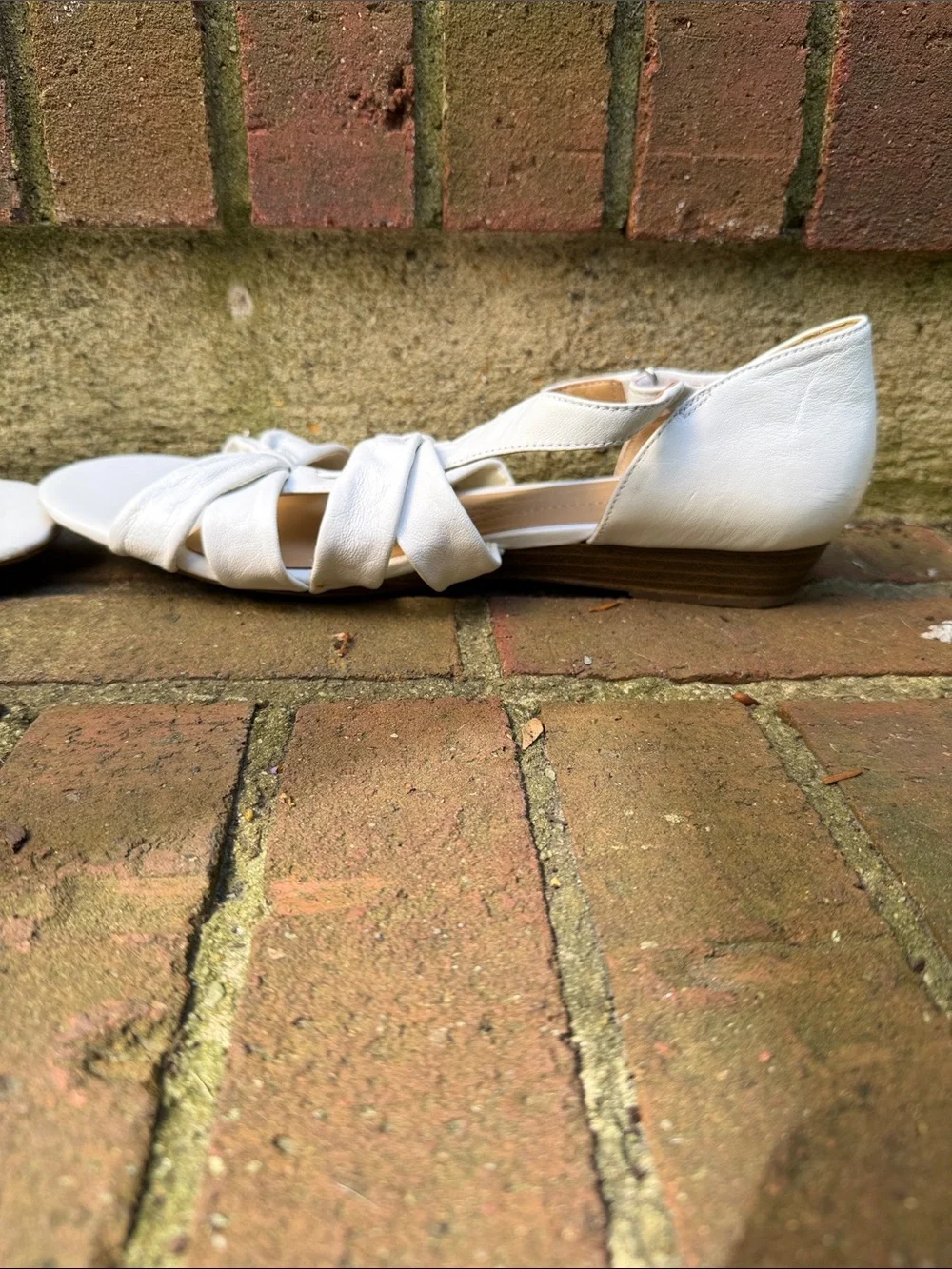 Naturalizer White Bow Detail Women's Sandals
